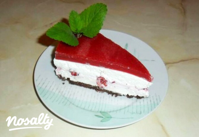 Málnazselés torta