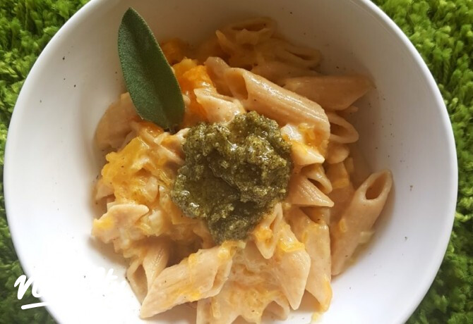 Sütőtökös penne