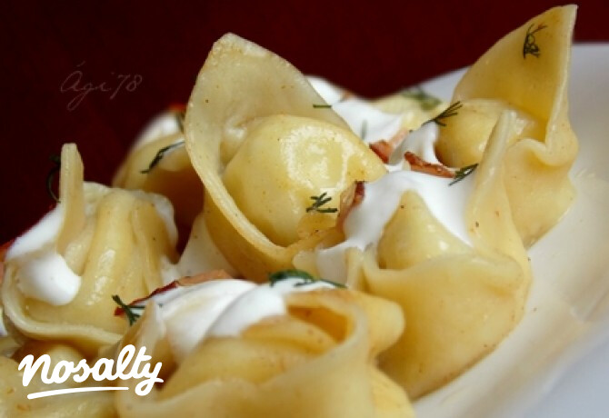 Kapros túróval töltött durum tortellini