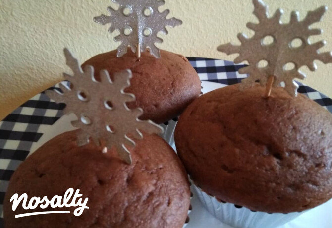 Gesztenyés-kakaós muffin
