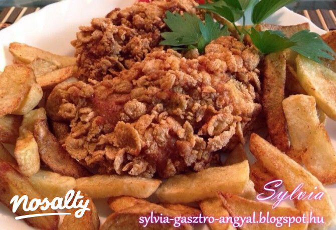 Corn flakes csirkemell