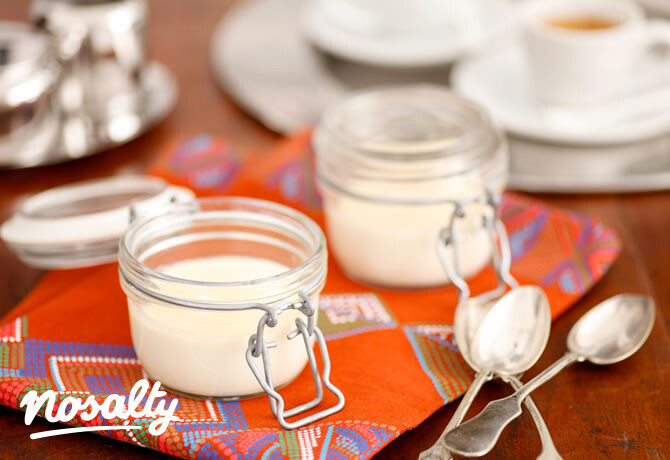 Jázminos panna cotta