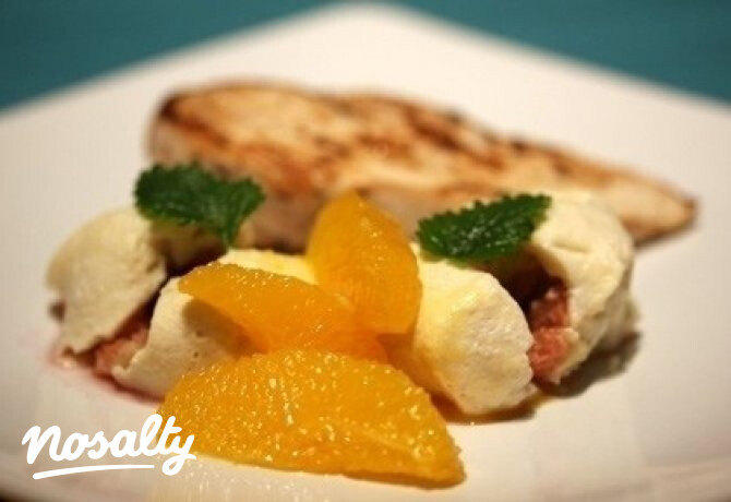 Füge ricotta-köpenyben vaníliás csirkemellel
