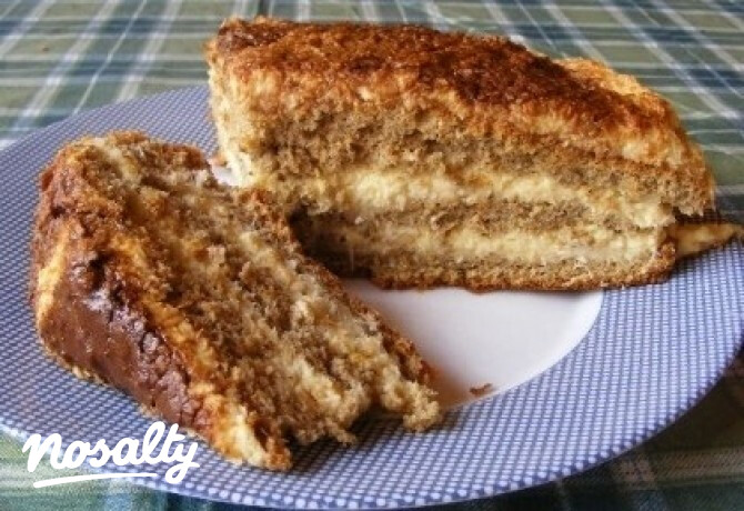 Kávétorta kókuszkrémmel