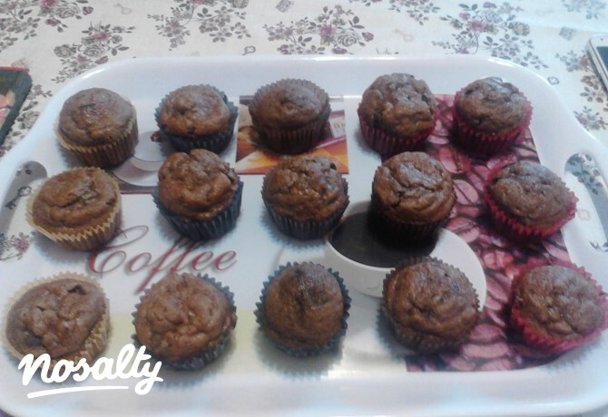 Csokis-banános muffin Karolina konyhájából
