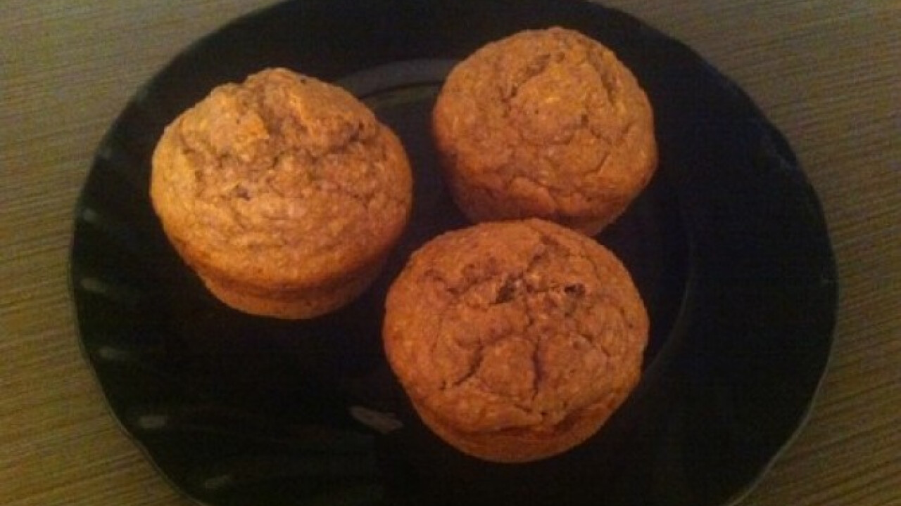 Kókuszos-kakaós fehérje muffin