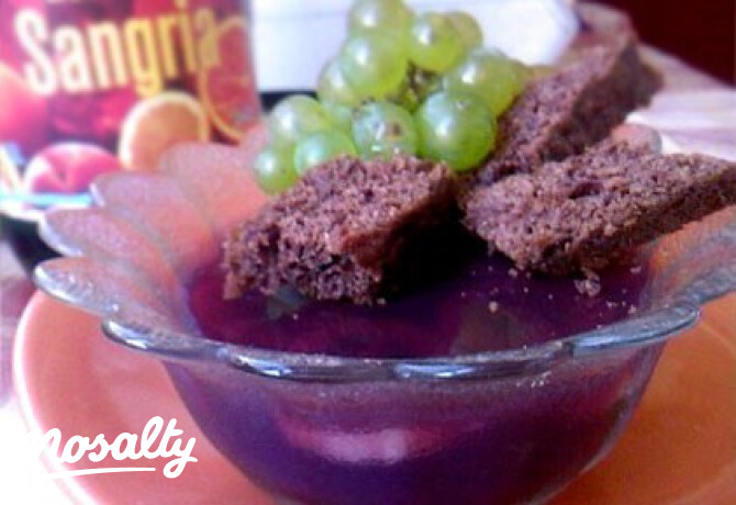 Sangria kocsonya főzés nélkül