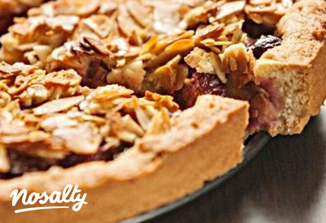 Mandulás meggytorta