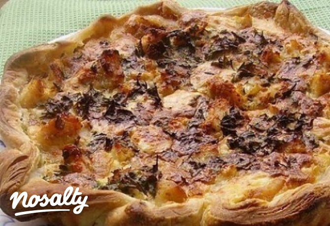 Rusztikus halas torta
