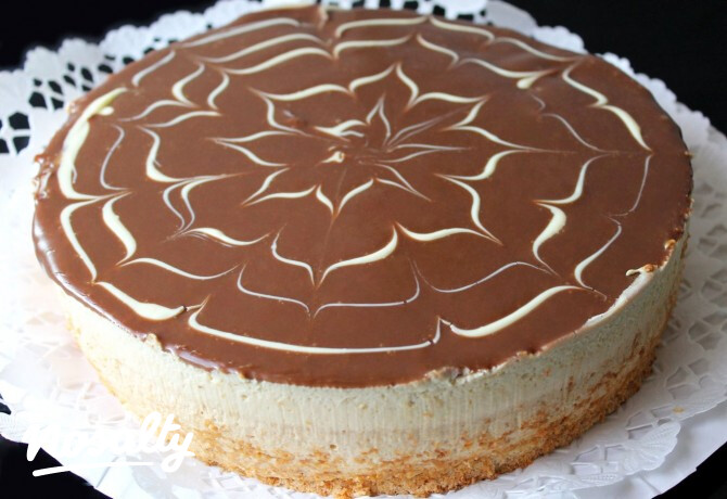 Mogyoróvajas-karamellás torta