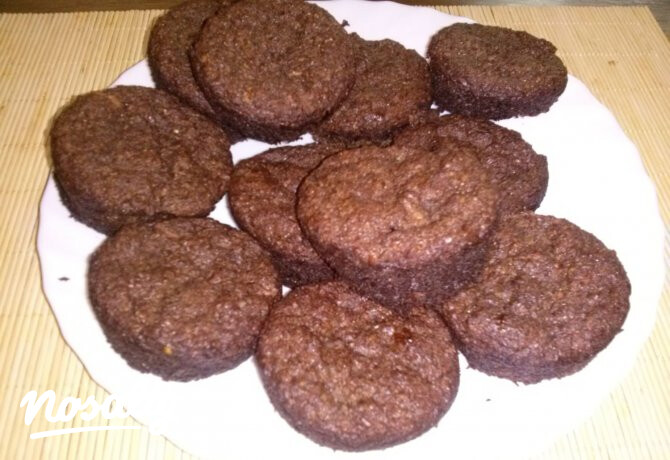 Lenmaglisztes muffin