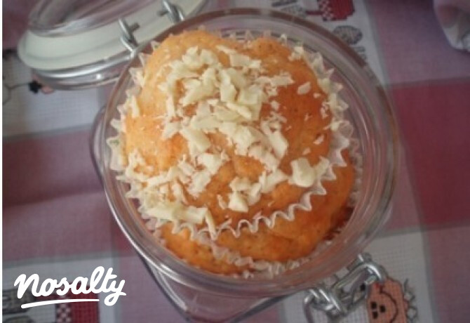 Almás-fahéjas muffin 4. - fehér csokis