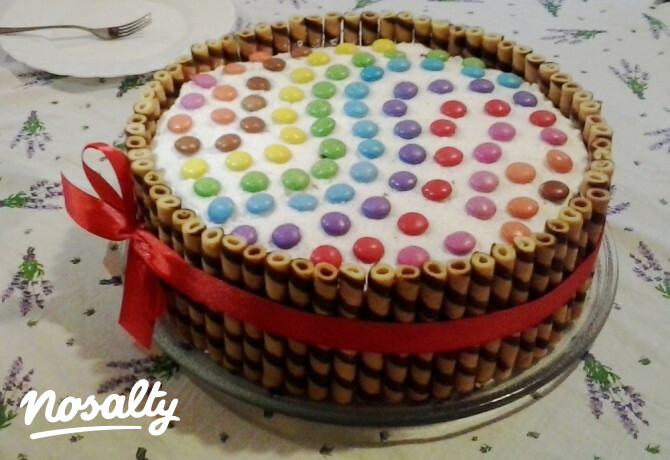 Habos-túrós torta