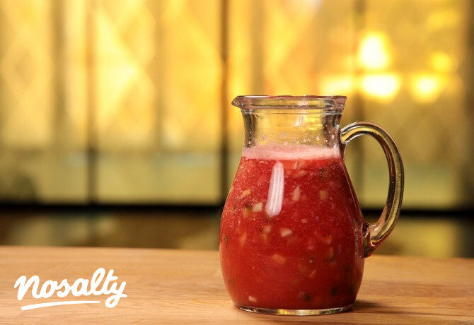 Dinnyés gazpacho