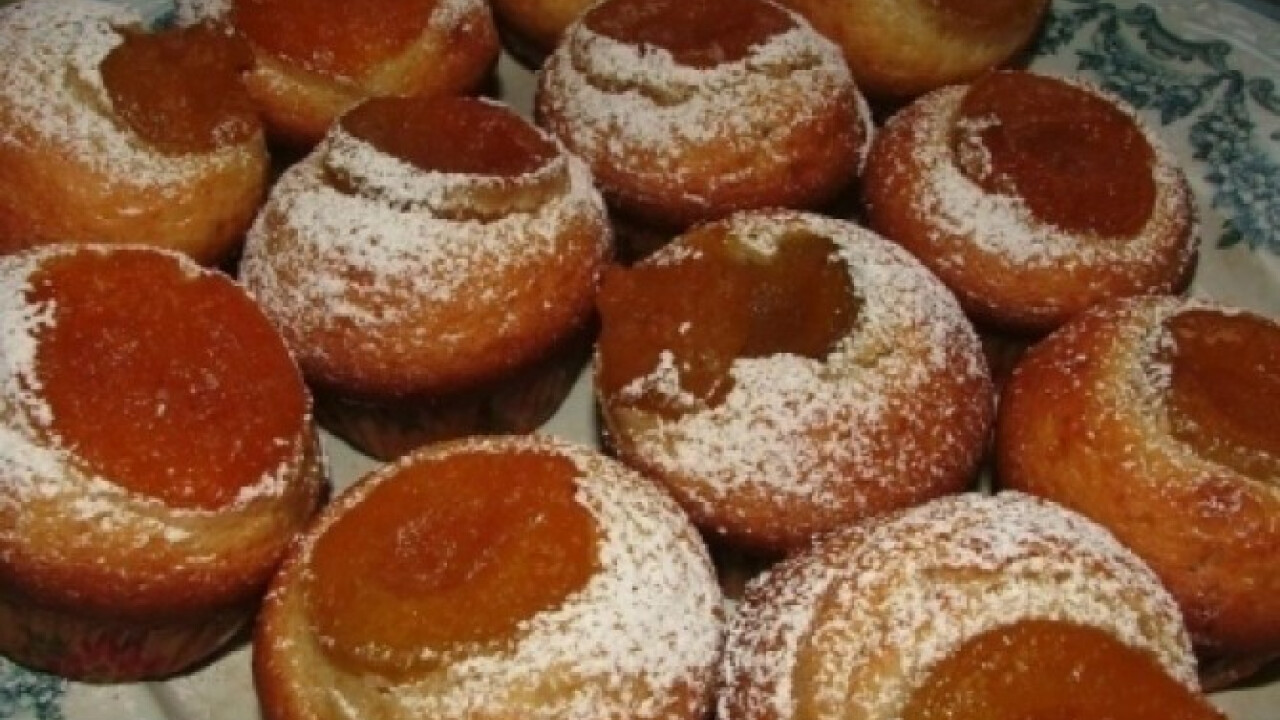 Sárgabarackos muffin