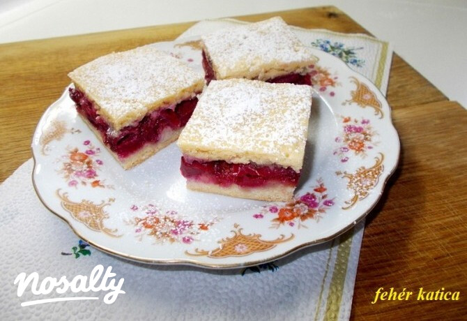 Klasszikus meggyes pite Katicától
