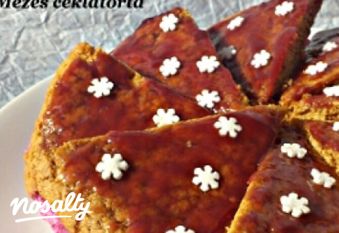 Mézes céklatorta