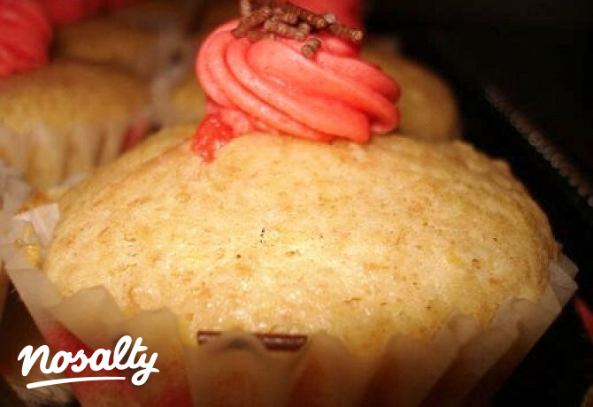 Vajkrémes-citromos muffin