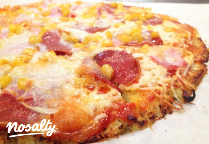 Karfiol alapú pizza