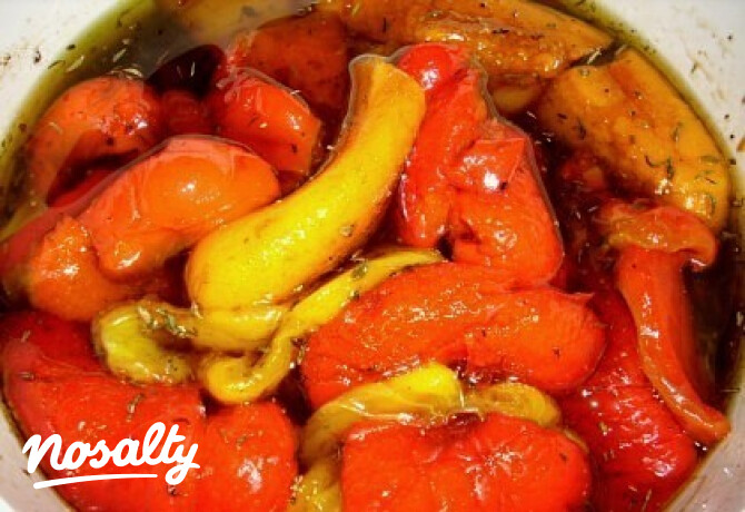 Marinált sült paprika 3.