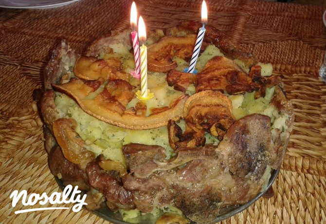Cigánypecsenye-torta
