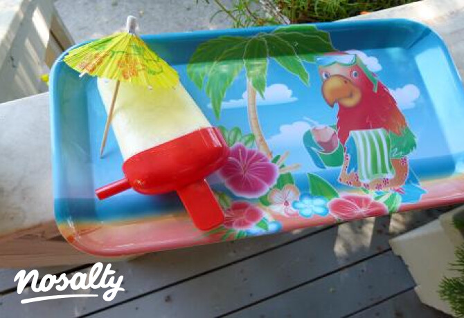 Pina colada paletas