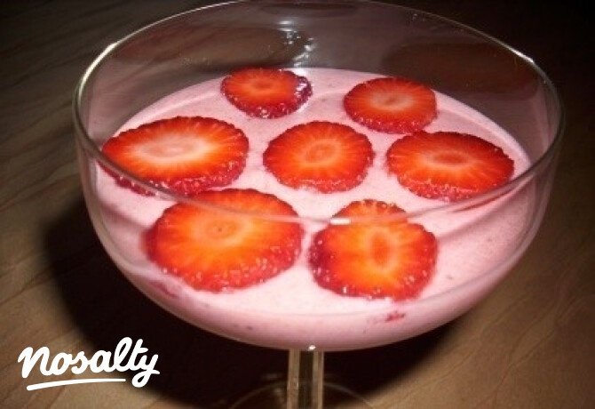 Eper mousse