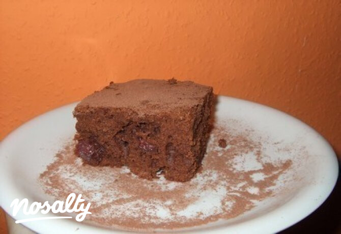 Meggyes brownie