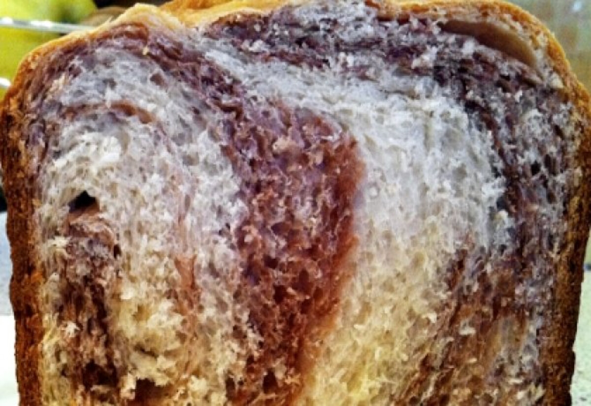 Kakaós kalács kenyérsütő gépben-image