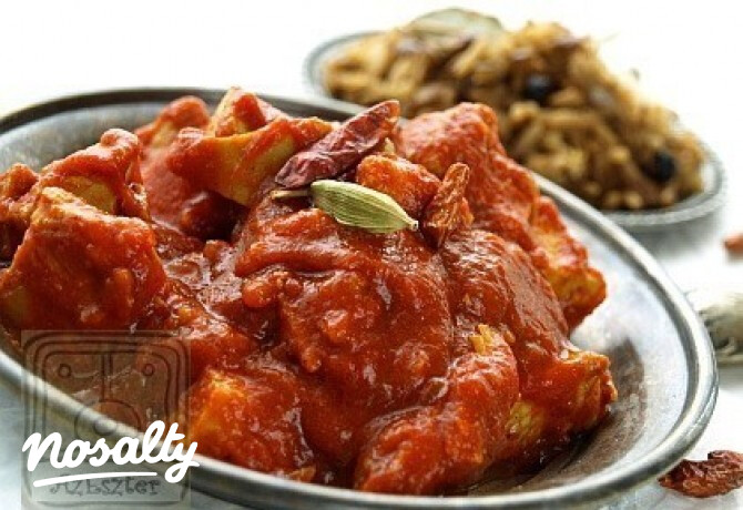 Egyszerű vörös curryalap