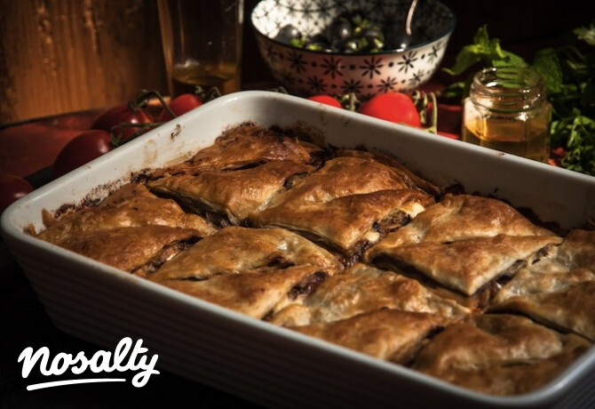 Padlizsános-fetás baklava