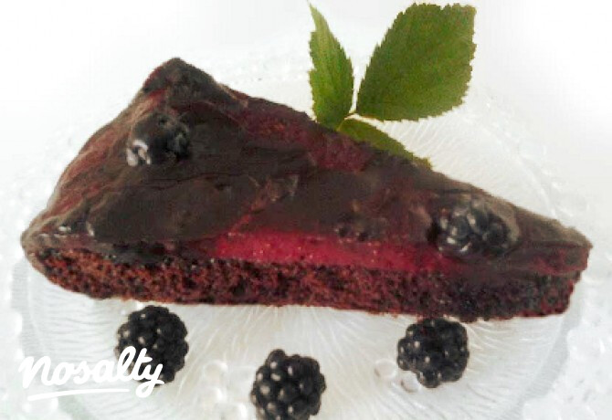 Szedres-csokis torta