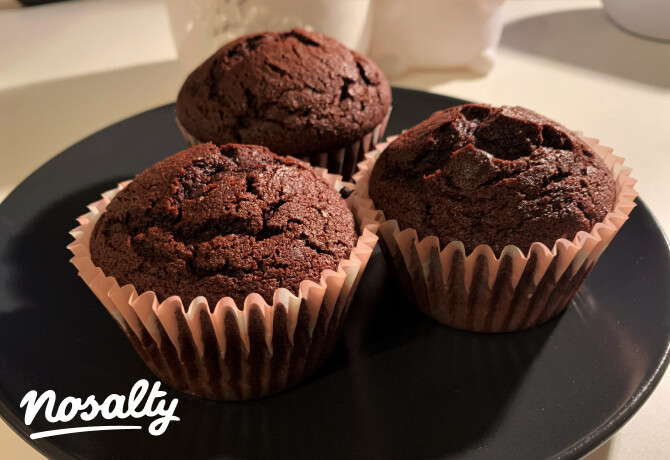 Csupa csokis omlós muffin