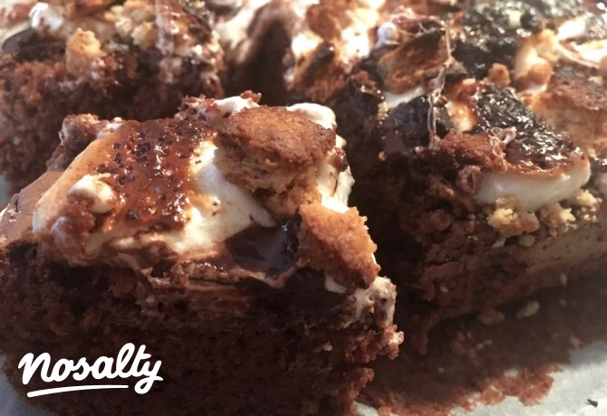 S'mores brownie