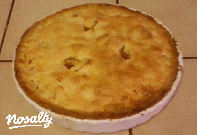 Finom amerikai almás pite