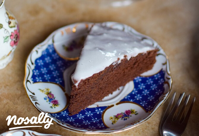Barnasörös-csokoládétorta