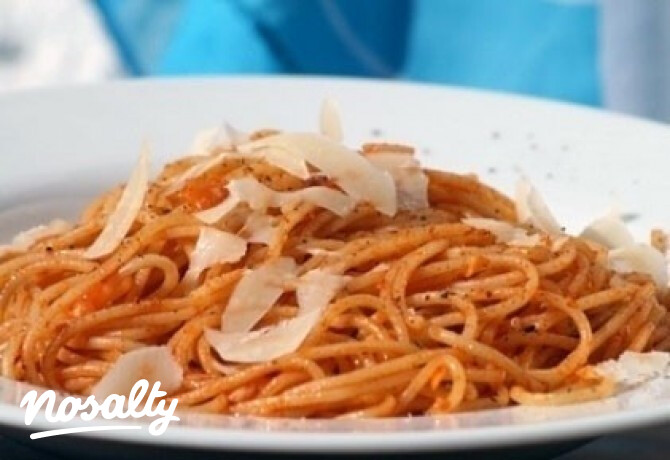 Egyszerű szardellás spagetti
