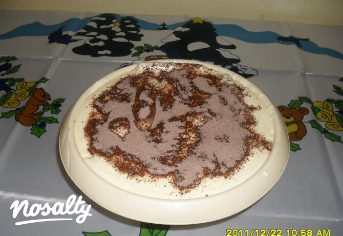 Fehérboros tiramisu