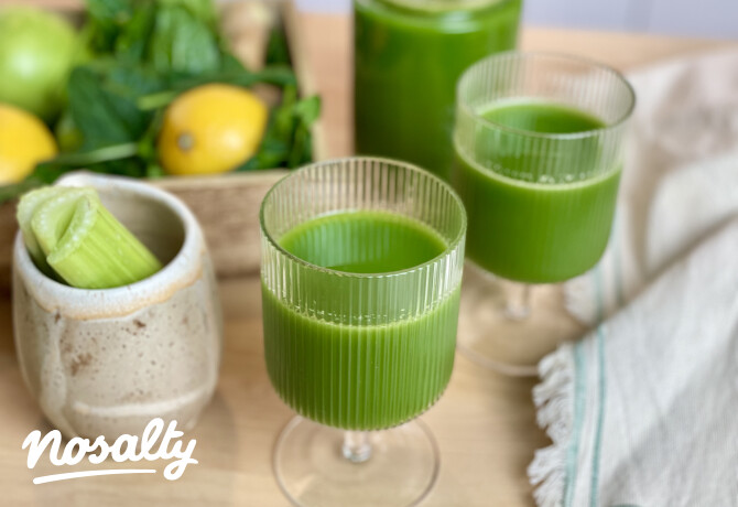 Zöld juice, azaz a Green Glowing Drink