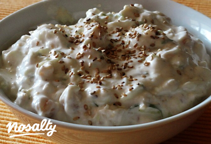Csicseriborsós tzatziki