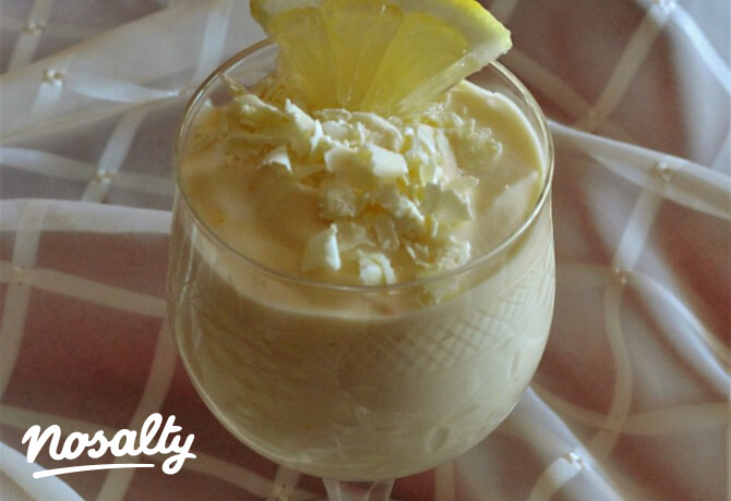 Citromos fehércsoki-mousse