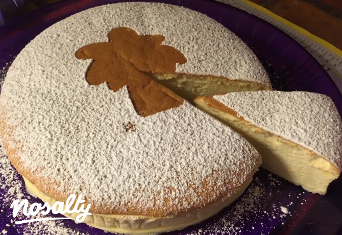Japán sajttorta - castella torta