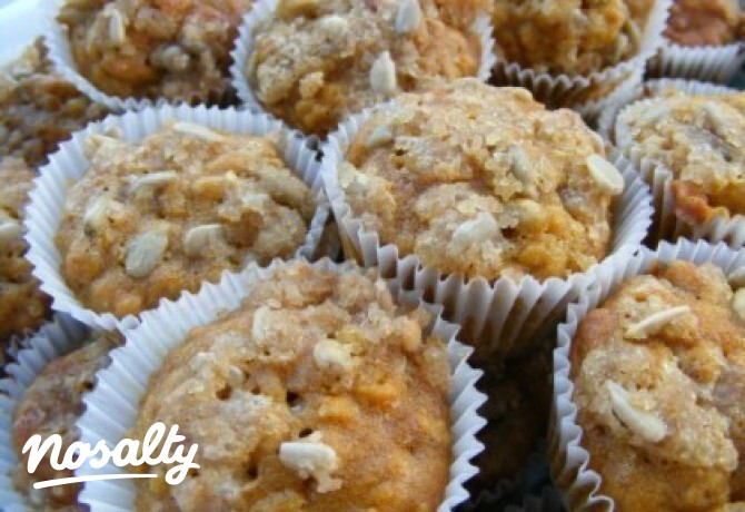 Sütőtökös minimuffin 3. - napraforgós