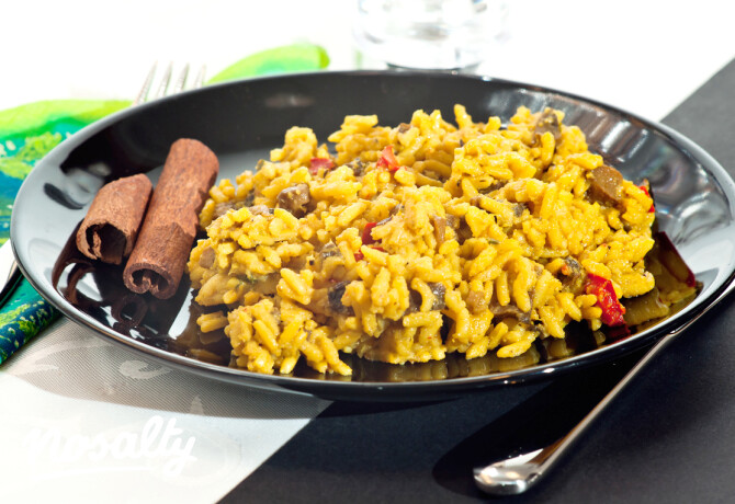 Gombás pilau