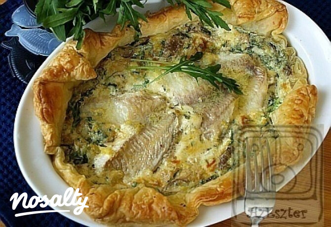 Rukkolás haltorta