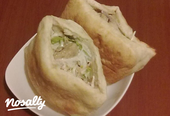 Házi gyros pitában Gubo konyhájából