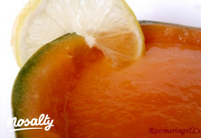Citrusos sárgadinnyekrémleves