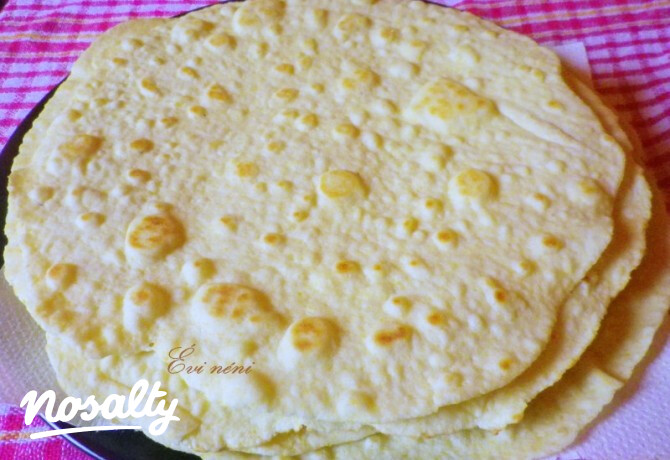 Tortilla lap Évi nénitől