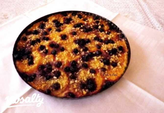 Narancsos-áfonyás torta