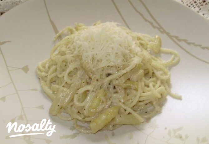 Fehérspárgás spagetti Verától
